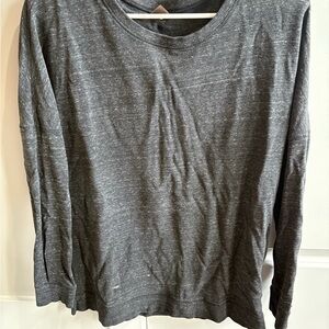 CALIA by Carrie Underwood Gray 3/4 Sleeve Relaxed Sweatshirt
